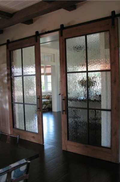 23 Sliding Barn Doors With Glass, Barn Door To Cover Sliding Glass Door