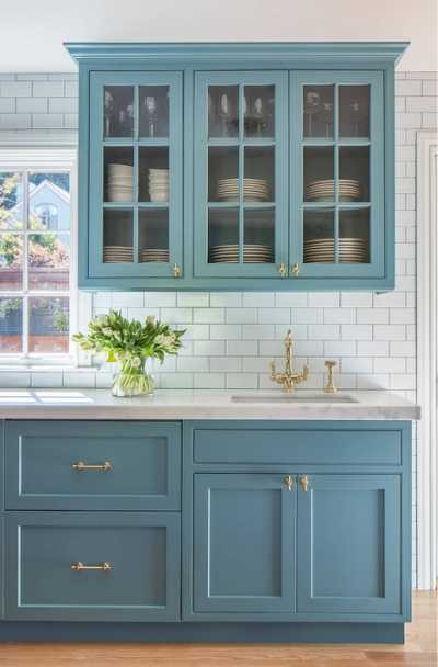 Blue Green Color For Kitchen Cabinets - Kitchen Cabinet Ideas