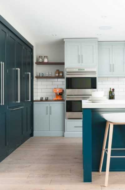 teal-light-blue-kitchen-cabinet-ideas