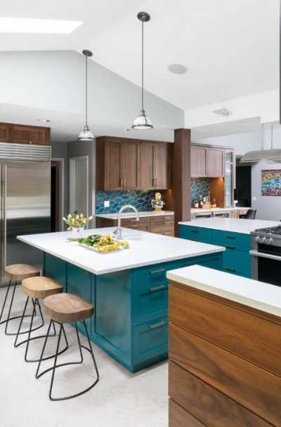 teal-light-blue-kitchen-cabinet-ideas