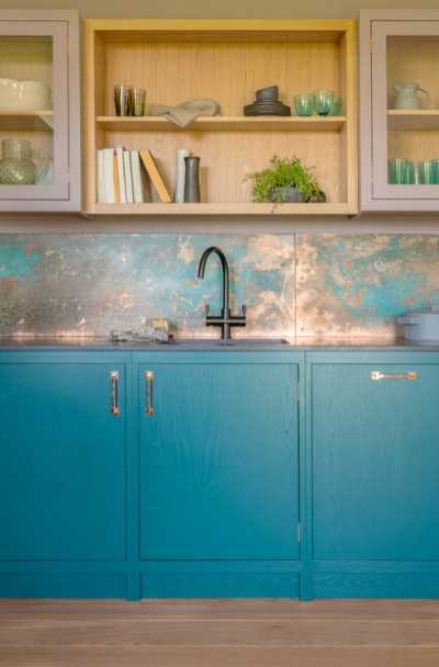 teal-light-blue-kitchen-cabinet-ideas