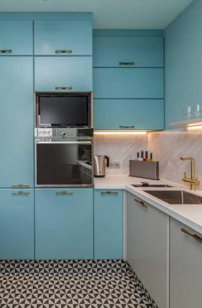 teal-light-blue-kitchen-cabinet-ideas