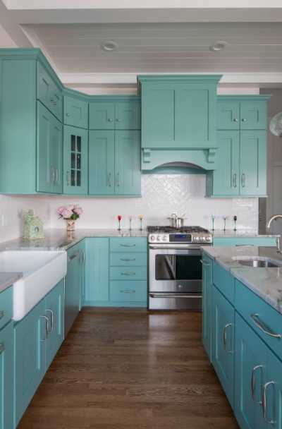 teal-light-blue-kitchen-cabinet-ideas