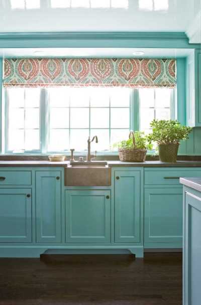 teal-light-blue-kitchen-cabinet-ideas