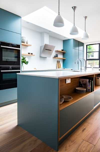 teal-light-blue-kitchen-cabinet-ideas