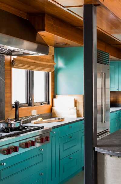 teal-light-blue-kitchen-cabinet-ideas