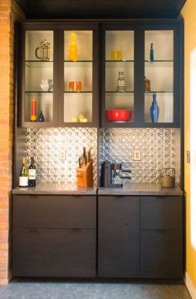 Tin Tile Kitchen Backsplash Design Ideas