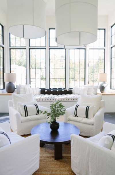 black and white living room decor ideas