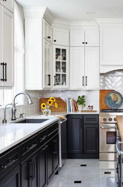 25 Black And White Kitchen Cabinet Ideas Preneer 