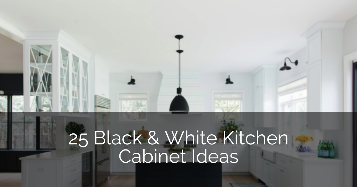 25 Black White Kitchen Cabinet Ideas Sebring Design Build