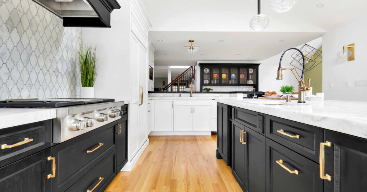 25 Black & White Kitchen Cabinet Ideas | Sebring Design Build