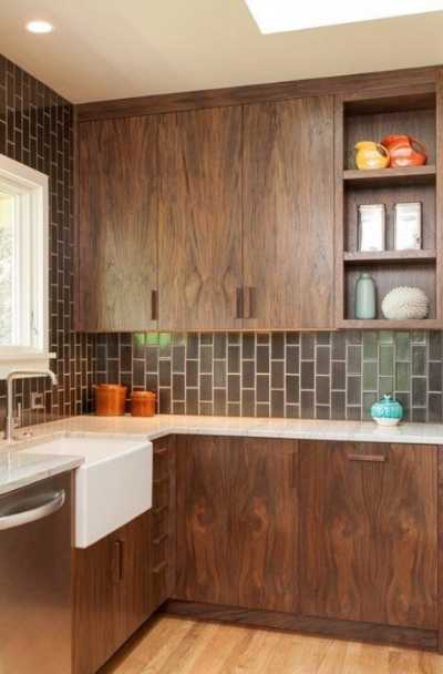 Featured image of post Design Brown Wall Kitchen Tiles : Such a copper hexagon tile backsplash will give a refined touch to.