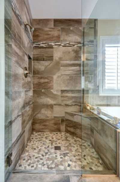 23 Brown Tile Design Ideas For Your, Dark Brown Tiles For Bathroom