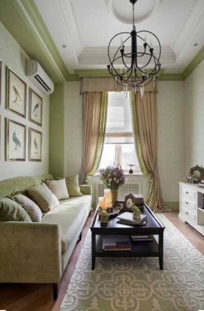 Green Color Living Room Decor Ideas
