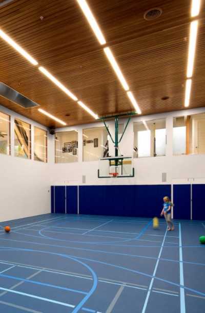 Indoor Home Basketball Court Ideas