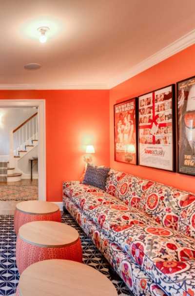 17 Orange Living Room Decor Ideas, Orange Living Room Wall Decor