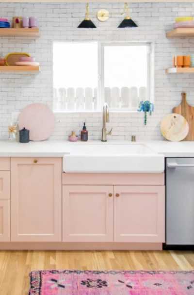 23 Pink Kitchen Cabinet Ideas Sebring Design Build