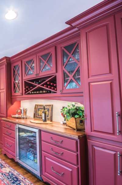 Pink Kitchen Cabinet Ideas