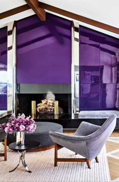 Purple Living Room Interior Design Ideas | Cabinets Matttroy