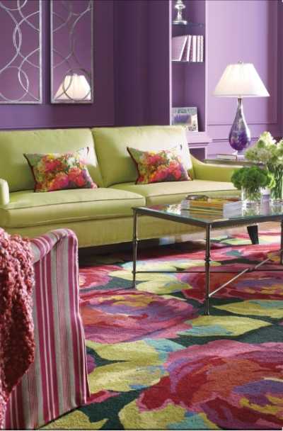 17 Purple Living Room Decor Ideas | Sebring Design Build