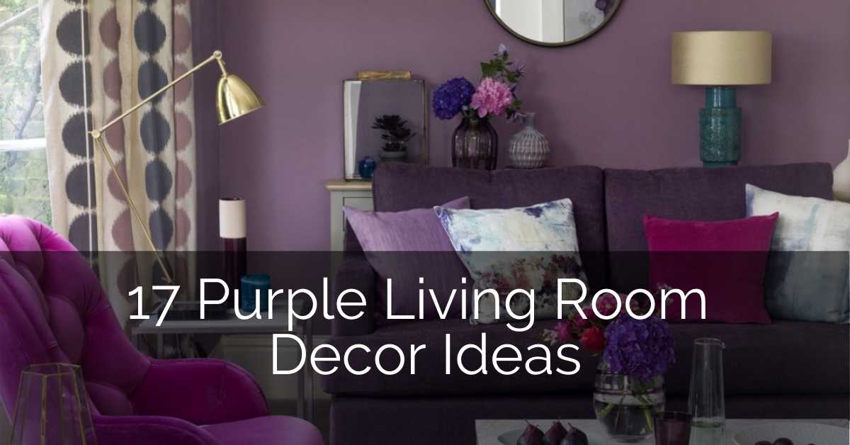 17 Purple Living Room Decor Ideas, Purple And Gray Living Room Ideas
