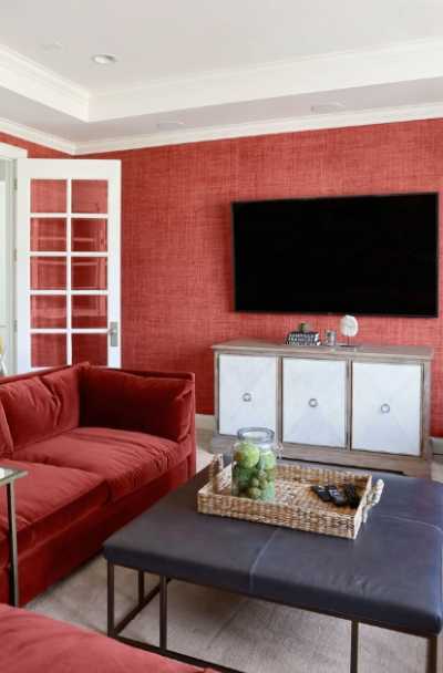 brown and red living room decor ideas