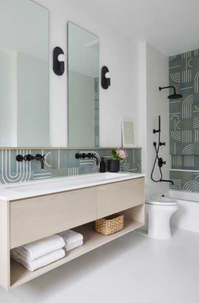 31 Wall Mounted Floating Vanity Cabinet, Cantilevered Bathroom Vanity Units