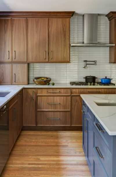 17 Walnut Kitchen Cabinet Ideas, Natural Walnut Kitchen Cabinets
