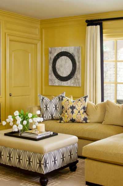 17 Yellow Living Room Decor Ideas, Yellow Living Room Decorating Ideas