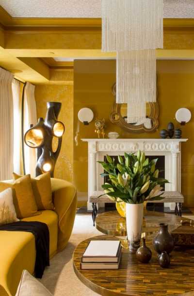 Brown And Yellow Living Room Decorating Ideas Deeeznuuutss   Yellow Color Living Room Decor Ideas 5 