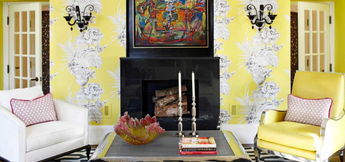 Yellow Color Living Room Decor Ideas Header