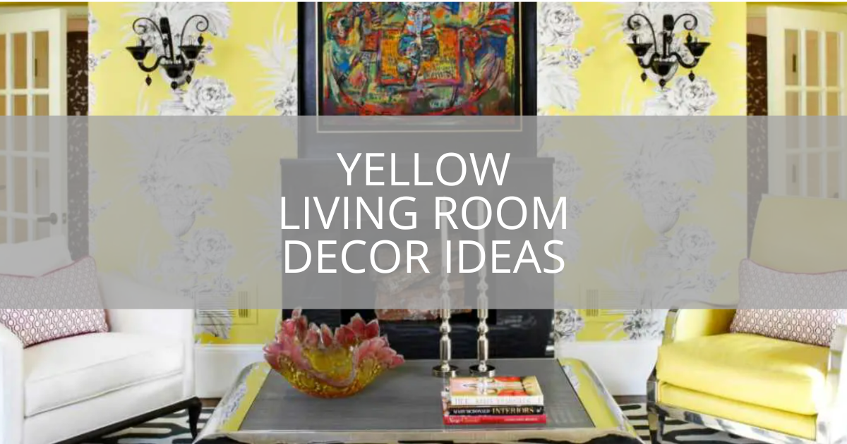 25+ Yellow Living Room Ideas for Freshly Looking Space - Decortrendy.com |  Living room decor colors, Yellow walls living room, Living room colors