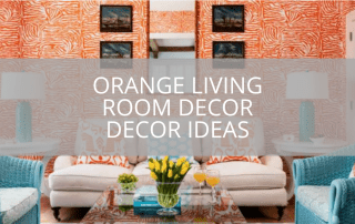 Orange Living Room Decor Decor Ideas