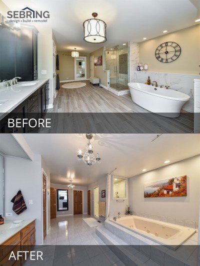 Matt & Barbara's Master Bathroom Before & After Pictures - Sebring ...