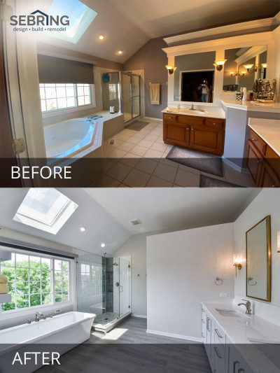 Craig & Jennifer's Bathroom Before & After Pictures | Sebring Design Build