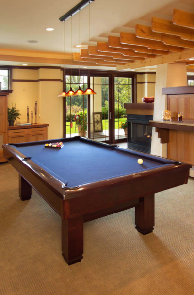 43 Billiard Room Design Ideas Sebring, Small Basement Pool Table Ideas