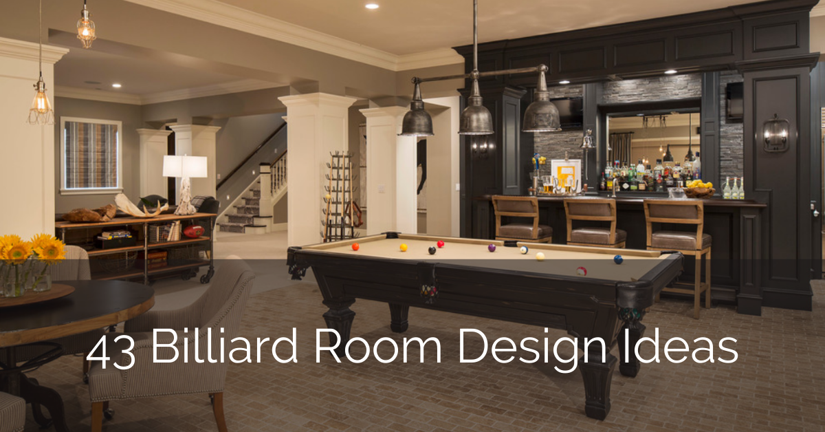 43 Billiard Room Design Ideas Sebring, How Big Is A Bar Room Pool Table