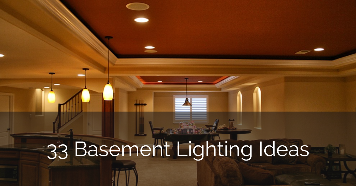 33 Basement Lighting Ideas Sebring, Lighting Ideas For Low Ceiling Basements