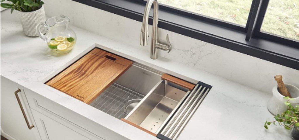 7 Best Workstation Sinks 2022 Reviews, Are Farmhouse Sinks Expensive To Install In Spain