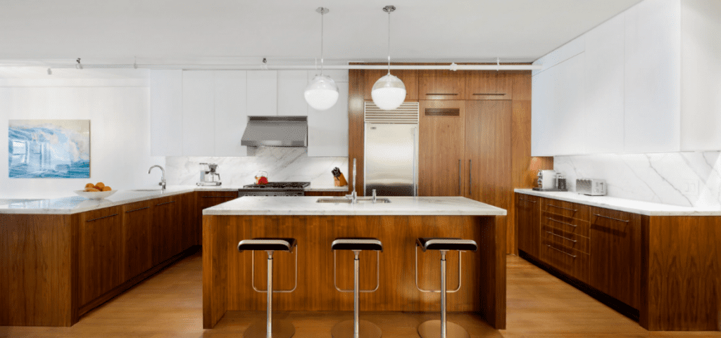 contemporary kitchens wood