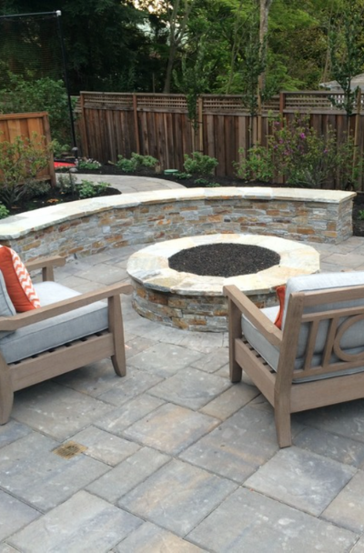 39 Backyard Fire Pit Ideas Design, How To Make A Fire Pit On Concrete Patio