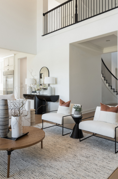 31 Minimalist Living Room Decor Ideas, Via Rosano Coffee Leather Sofa
