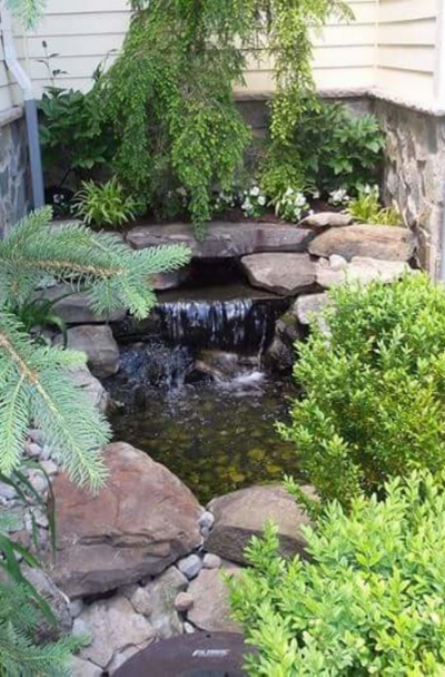 37 Backyard Garden Waterfall Ideas, How To Make A Garden Pond Waterfall