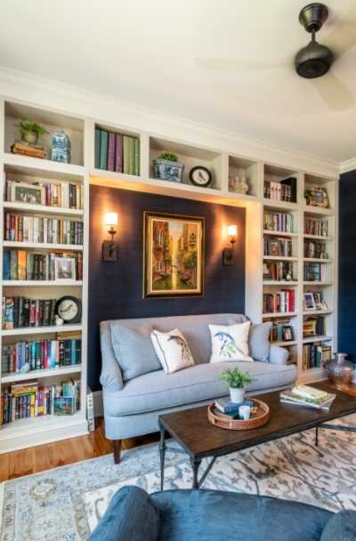 35 Built In Bookshelves Design Ideas, Built In Bookcase Lighting Ideas