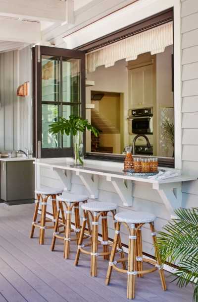 69 Outdoor Kitchen Bar Ideas, Build Your Own Outdoor Bar Stools With Backs