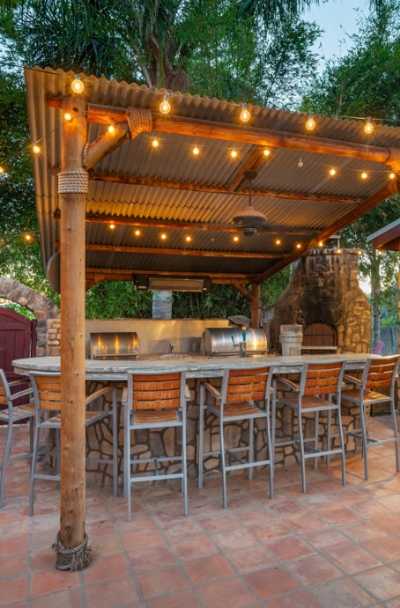 69 Outdoor Kitchen Bar Ideas, Outdoor Bar Set Up Ideas