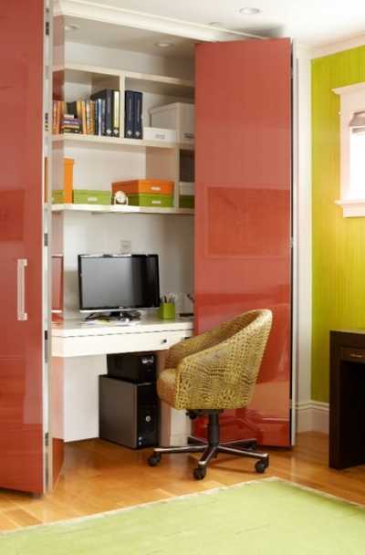 Closet Office Desk Design Ideas