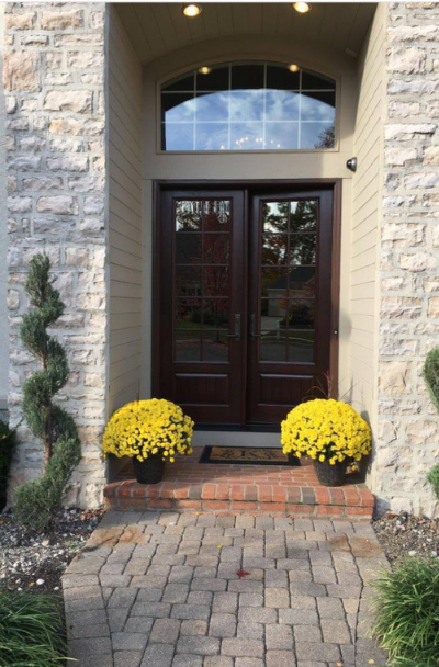 Houses With Black Front Entry Door Ideas