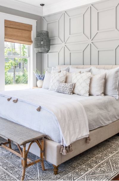 31 Master Bedroom Design Ideas, White Bed Frame Decor Ideas