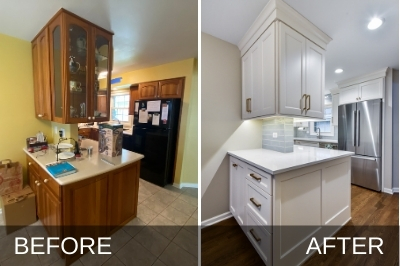 Glen Ellyn Kitchen Remodel Before and After